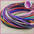 New arrival flat genuine leather cord colorful for pet collar chain bracelet necklace